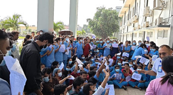 नोबेल मेडिकल कलेजमा पनि नर्सहरूले थाले आन्दोलन