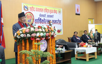 गंगालाल अस्पताललाई शैक्षिक प्रतिष्ठानको रुपमा विकास गर्ने प्रधानमन्त्री दाहालको प्रतिबद्धता