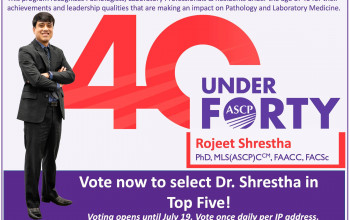 डा रोजित श्रेष्ठ प्याथोलोजी क्लिनिक अमेरिकी समाजको ४० अण्डर ४० सदस्य सूचीमा