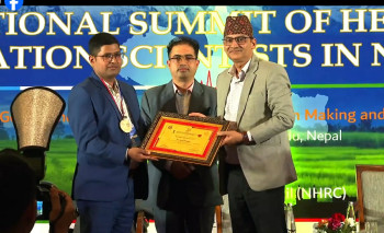 सरोज ढुङ्गेललाई स्वास्थ्य अनुसन्धान पत्रकारिता अवार्ड