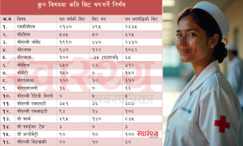 चिकित्सा शिक्षा: १३५९ सिट थपियो, एमबीबीएसमा ४९५, नर्सिङमा ५६२ थप [कुन विषयमा कति?]