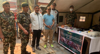 चैत्राष्टामी मेलामा नेपाली सेनाको स्वास्थ्य सेवा केन्द्र