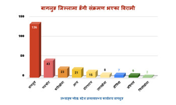 बागलुङमा एक महिनामा नै १८७ मा डेङ्गी संक्रमण