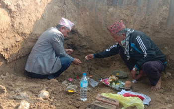 सरुवा रोग अनुसन्धान केन्द्रको भवन शिलान्यास