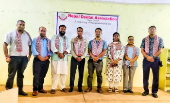 नेपाल डेन्टल एशोसिएसन पर्सा शाखामा नयाँ कार्यसमिति चयन