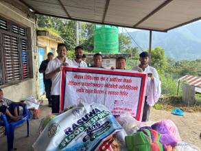 उत्तरगयाका तीन होल्डिङ सेन्टरमा स्वास्थ्य शिविर र राहत वितरण, ११० जनाको स्वास्थ्य जाँच