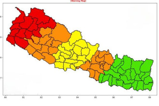 बुझौँ मौसम चेतावनीमा प्रयोग हुने रङका संकेतहरु