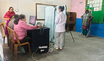 भक्तपुरमा छाती रोग सम्वन्धी शिविर, दुई सय जनाले पाए निःशुल्क एक्स रे सेवा